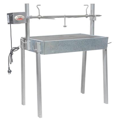 可伸缩式大型木炭烧烤炉